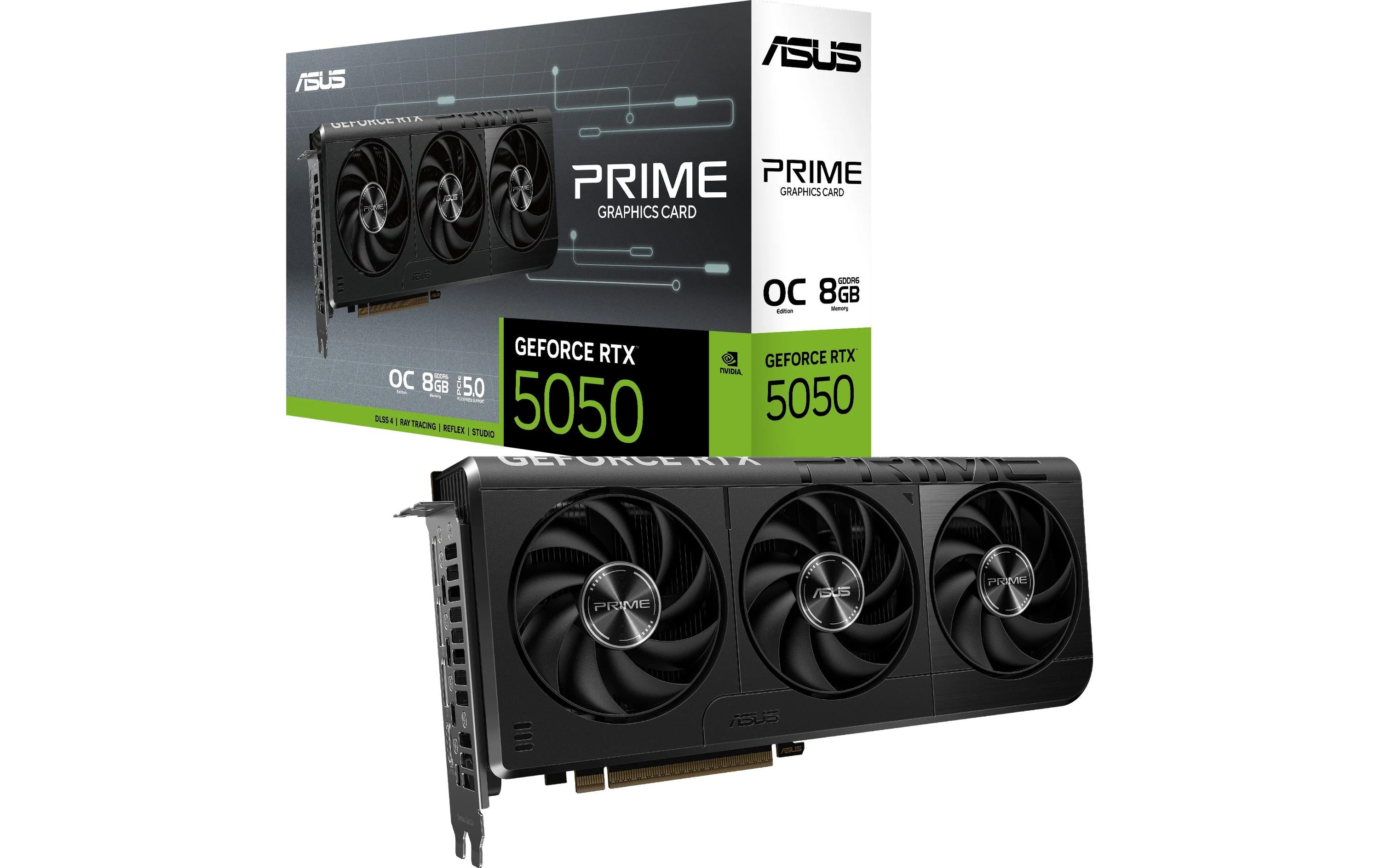 ASUS PRIME RTX5050 O8G, GDDR6