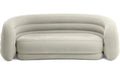 Intex Sofa geschwungen Olive-Beige 229x109x81 cm (BxHxT)