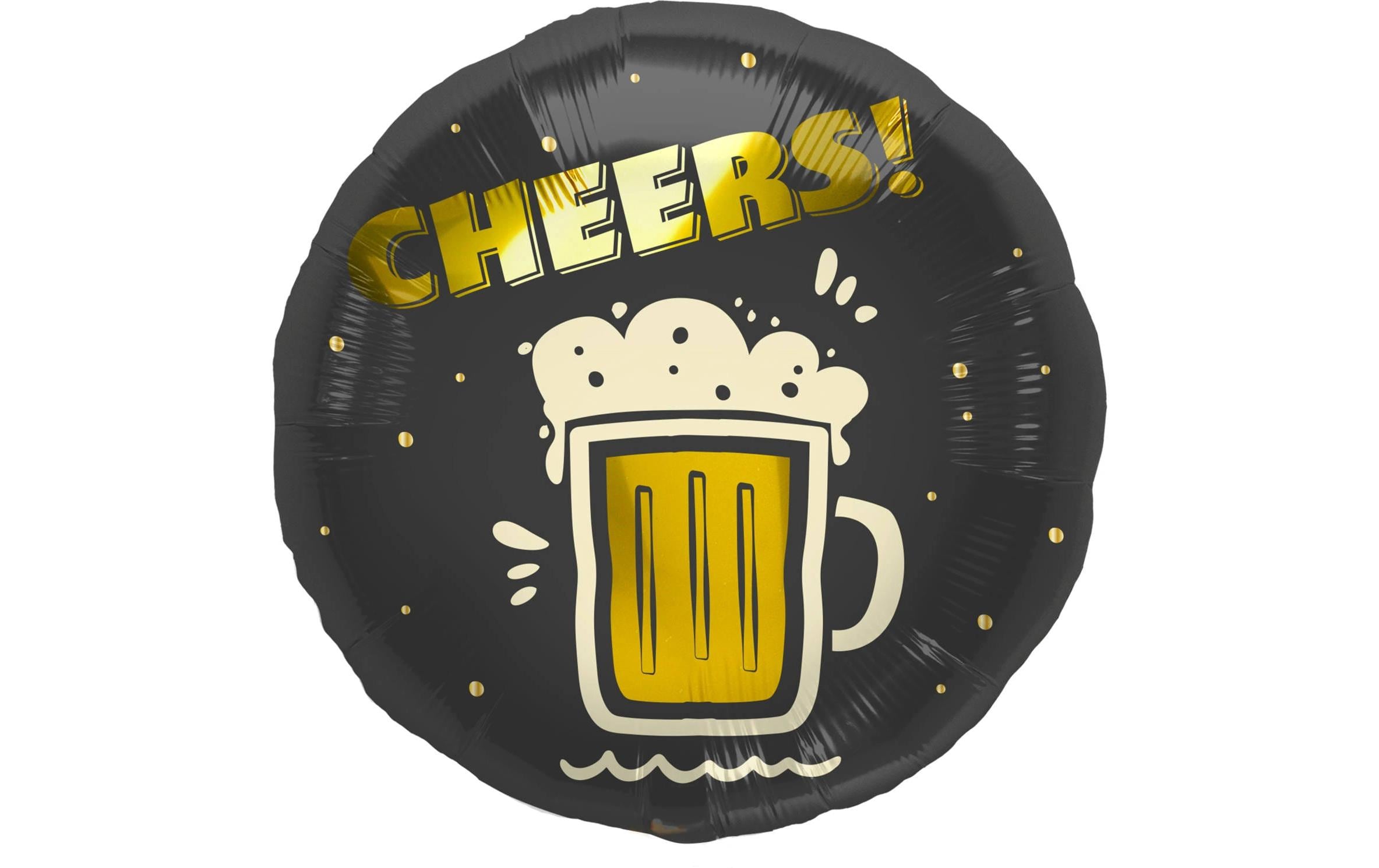 Folat Folienballon Cheers Bier mehrfarbig ø45cm