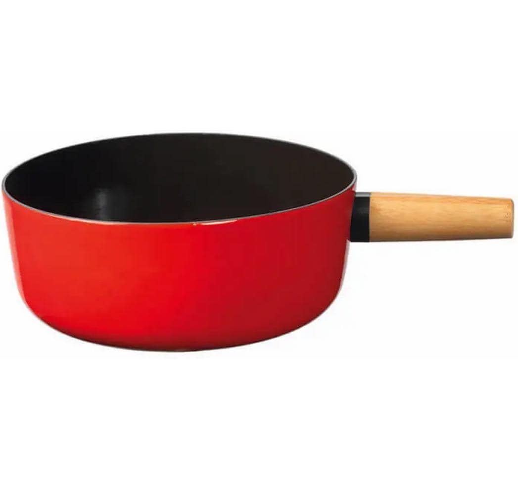 Stöckli Käsefonduecaquelon Emotion 23cm rot/schwarz