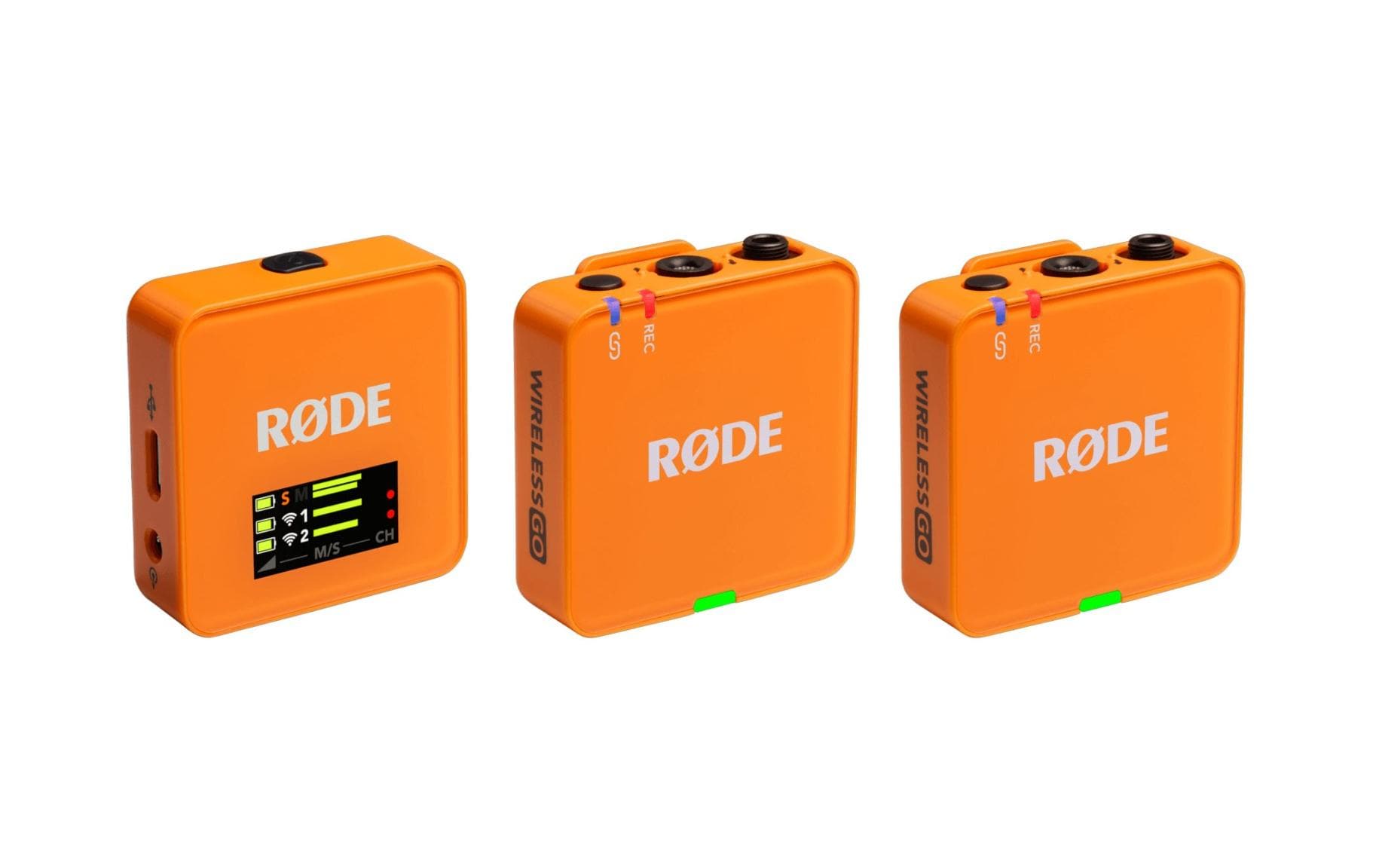 Rode Wireless GO Gen3 Orange 2-Kanal Wireless Mikrofon System
