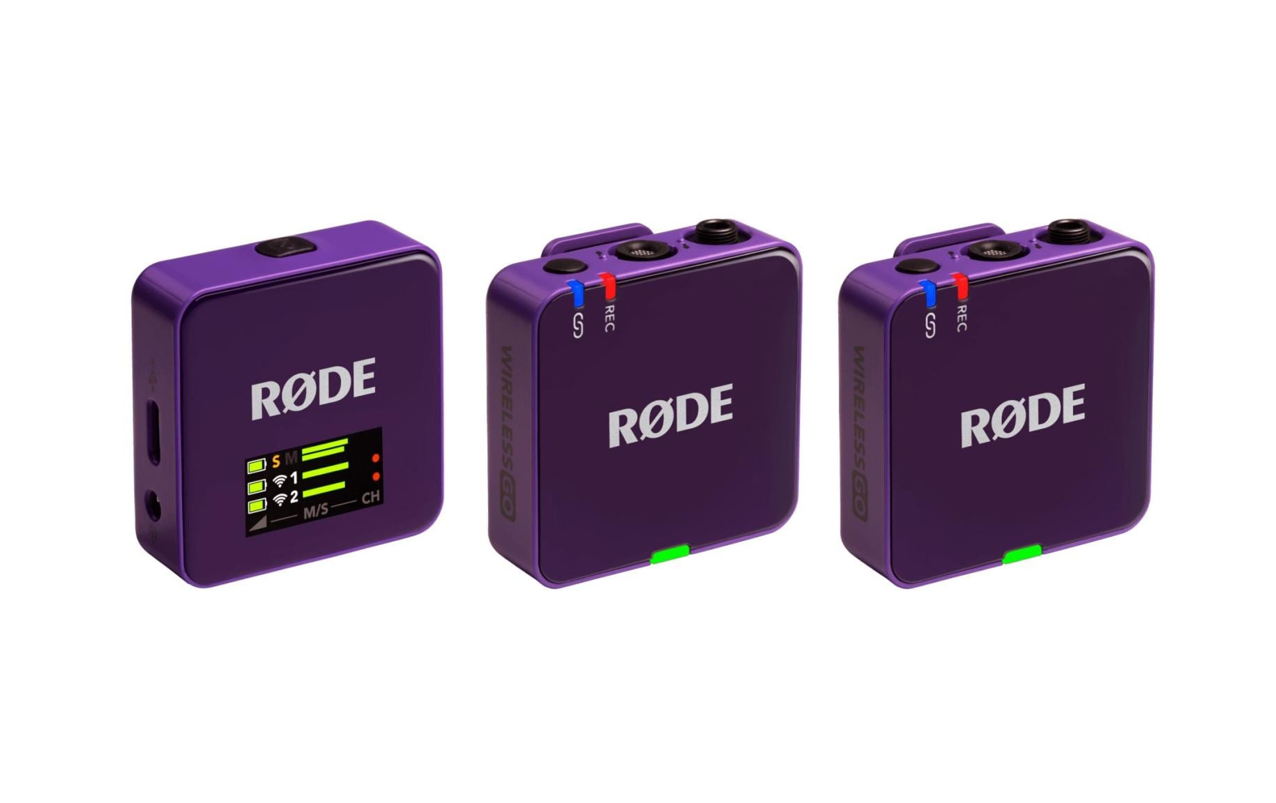 Rode Wireless GO Gen3 Purple 2-Kanal Wireless Mikrofon System