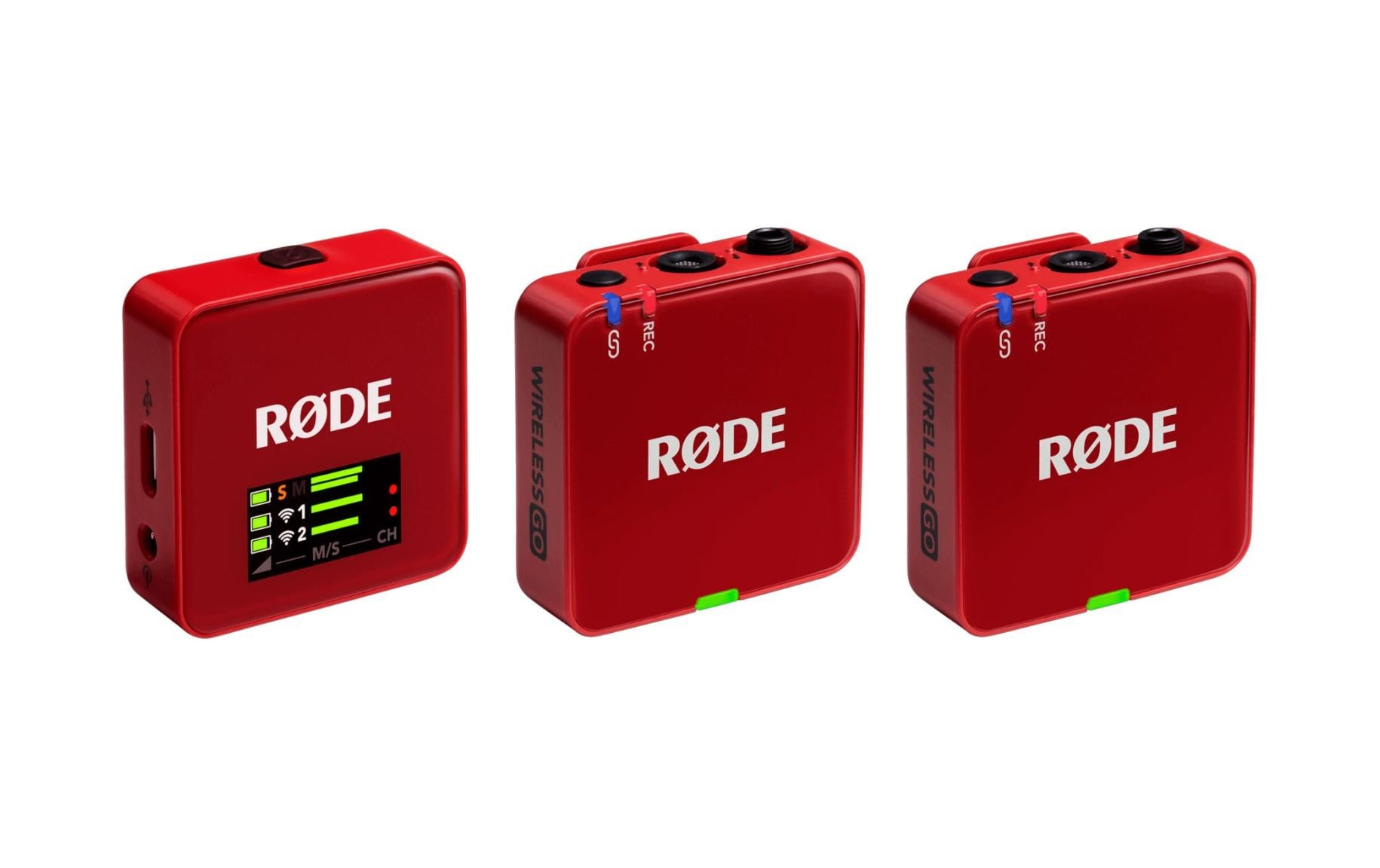 Rode Wireless GO Gen3 Red 2-Kanal Wireless Mikrofon System