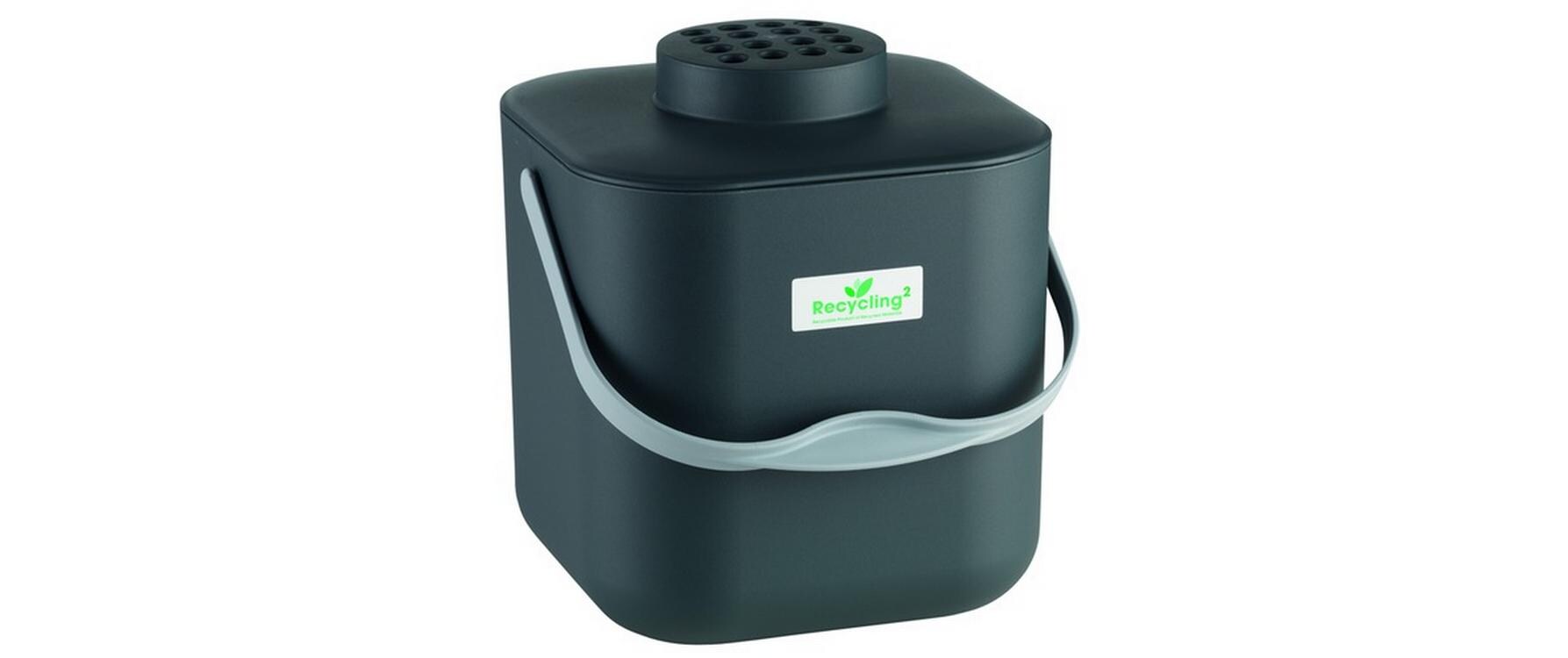 Stöckli Komposteimer POT schwarz mit Filter, recycling