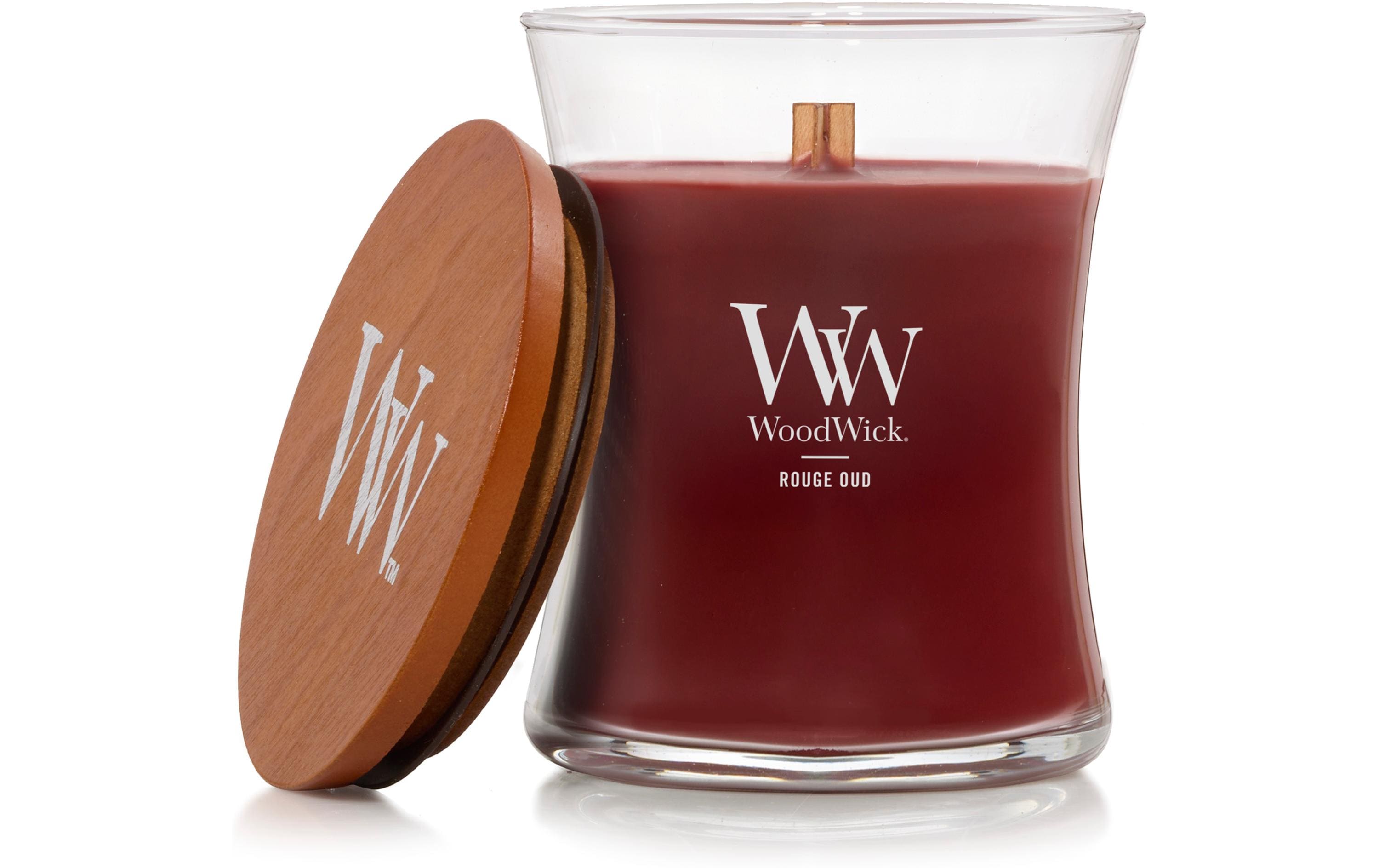 Woodwick Duftkerze Rouge Oud Medium Jar