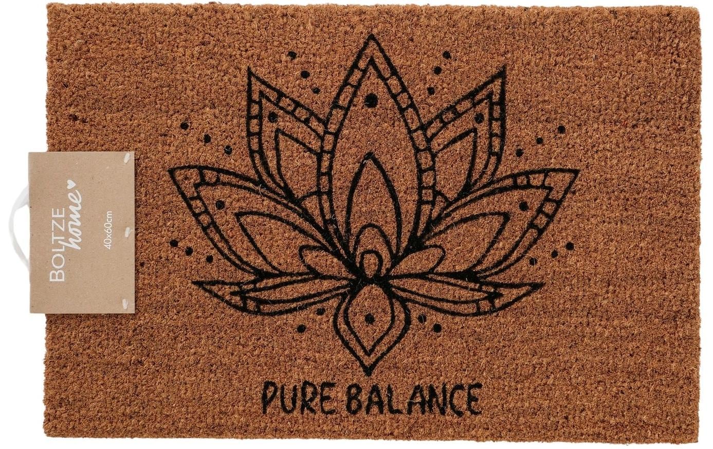 Boltze Fussmatte Bali LxBxH: 60 x 40 x 1.2 cm