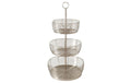 Boltze Etagere Enrico Grösse: 36 x 70 cm, Silber