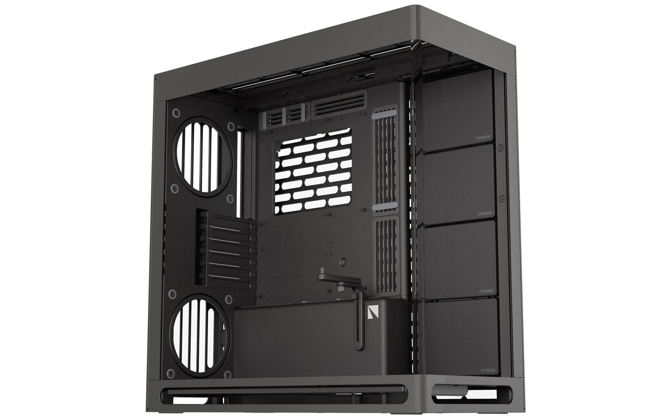 Lian Havn HS 420 Midi-Tower, EATX, Schwarz