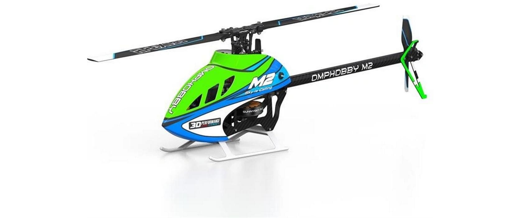 OMP 3D Heli M2 V3 Pro Velocity Green