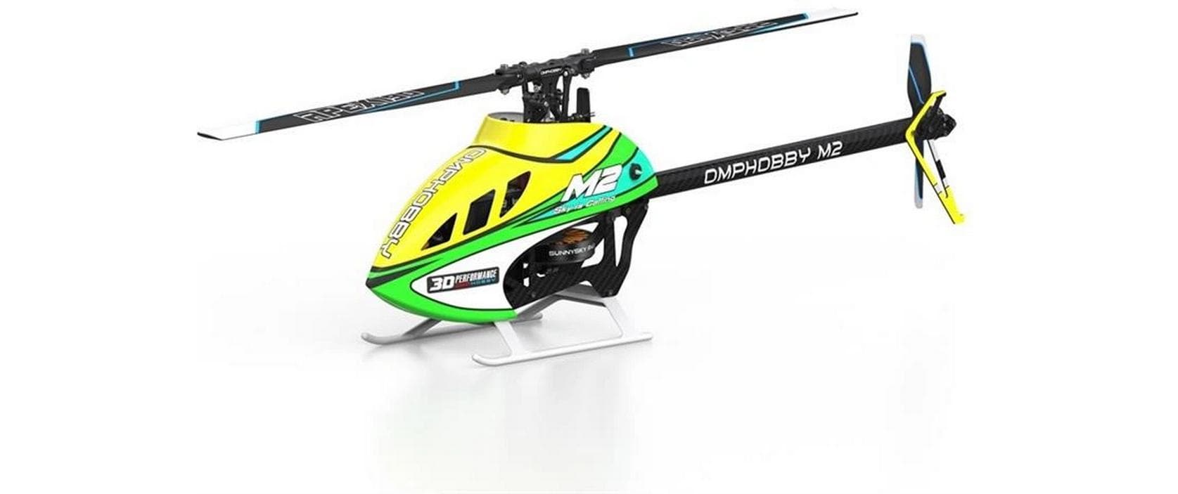 OMP 3D Heli M2 V3 Pro Viper Yellow