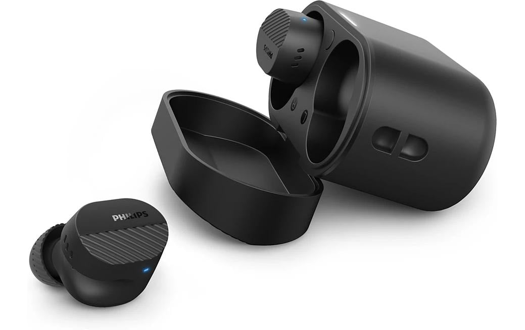 Philips TAT5000BK/00, True Wireless In-Ear schwarz, bis 40h Akku