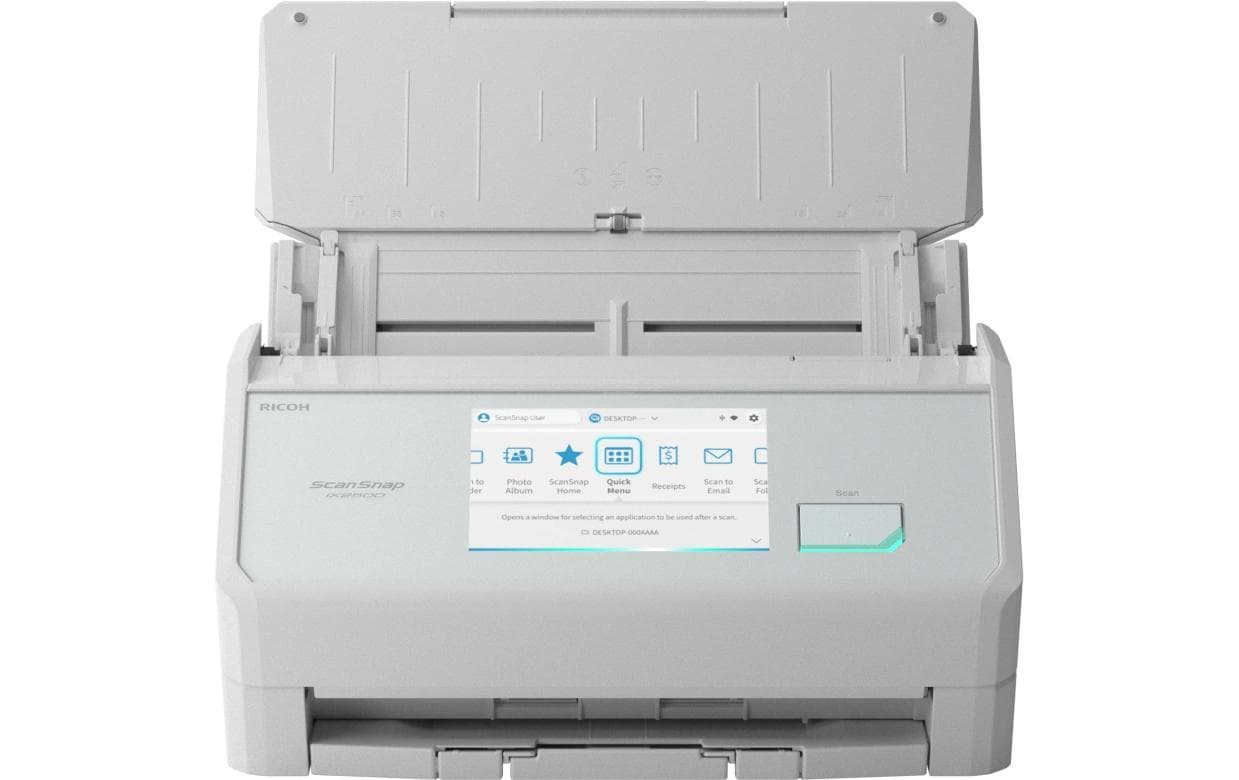 Ricoh Dokumentenscanner ScanSnap iX2500 weiss, USB3.2/WLAN/ADF