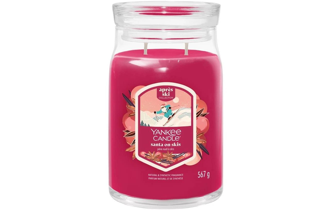 Yankee Candle  Santa on Skis Large Jar