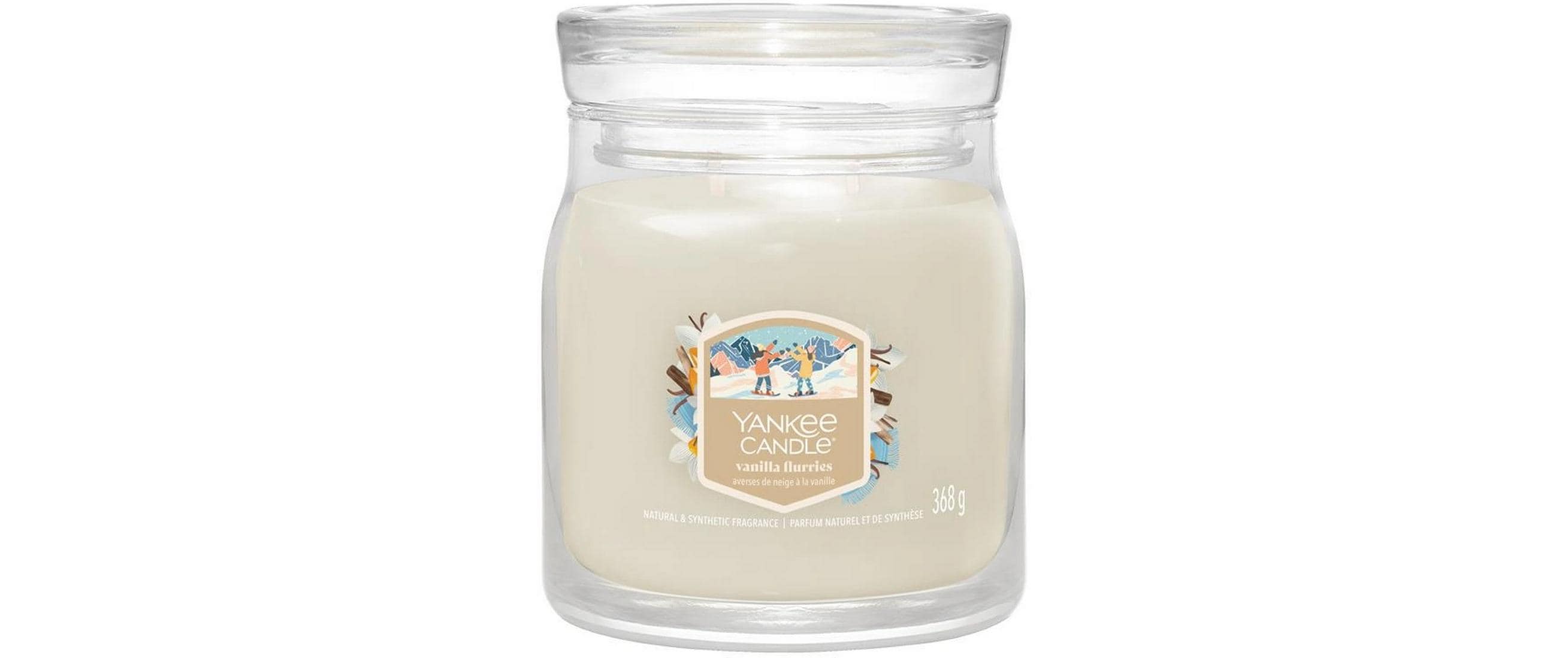 Yankee Candle  Vanilla Flurries Medium Jar