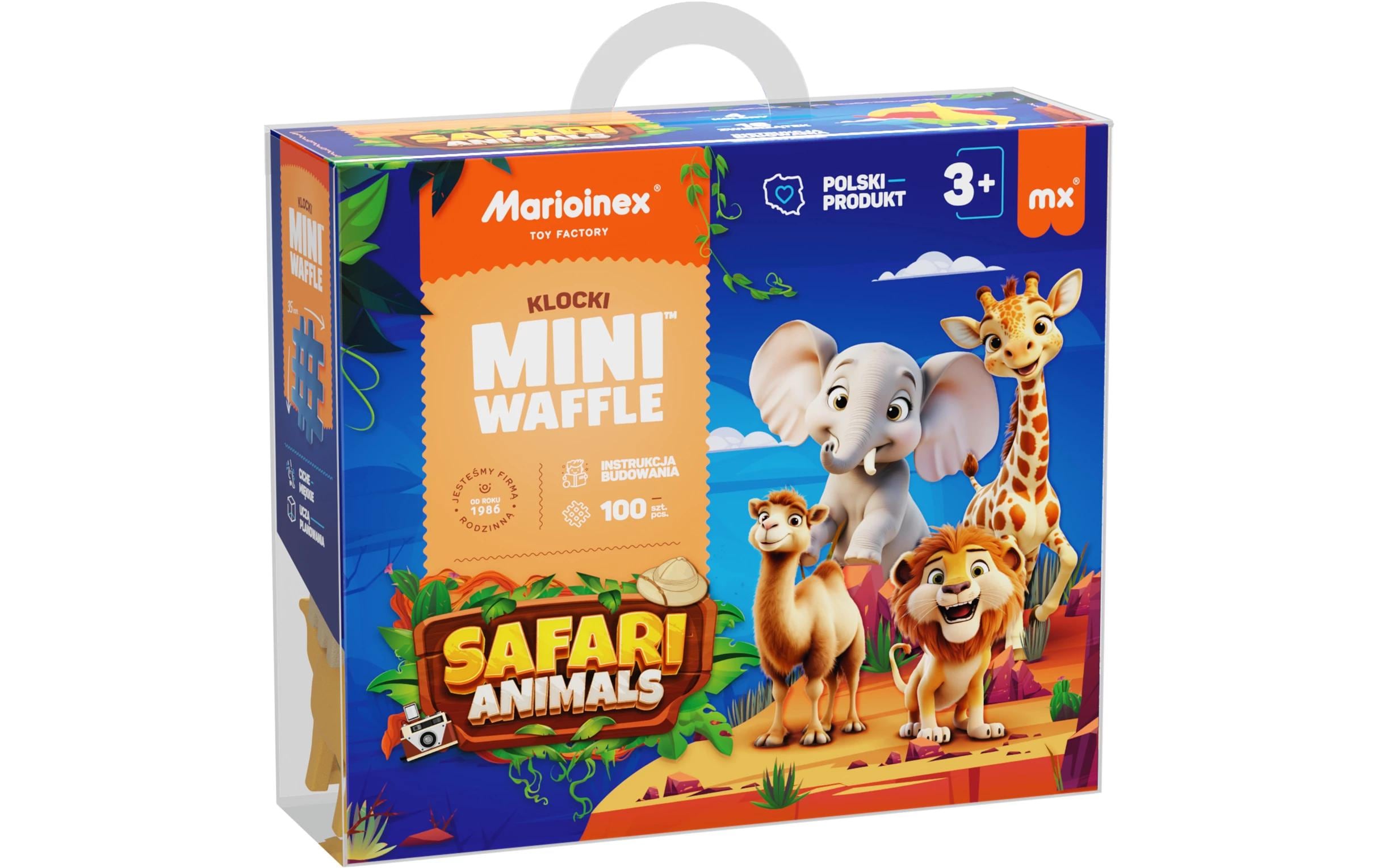 Marioinex Mini Waffle Tier Safari 100 Alter: 3+