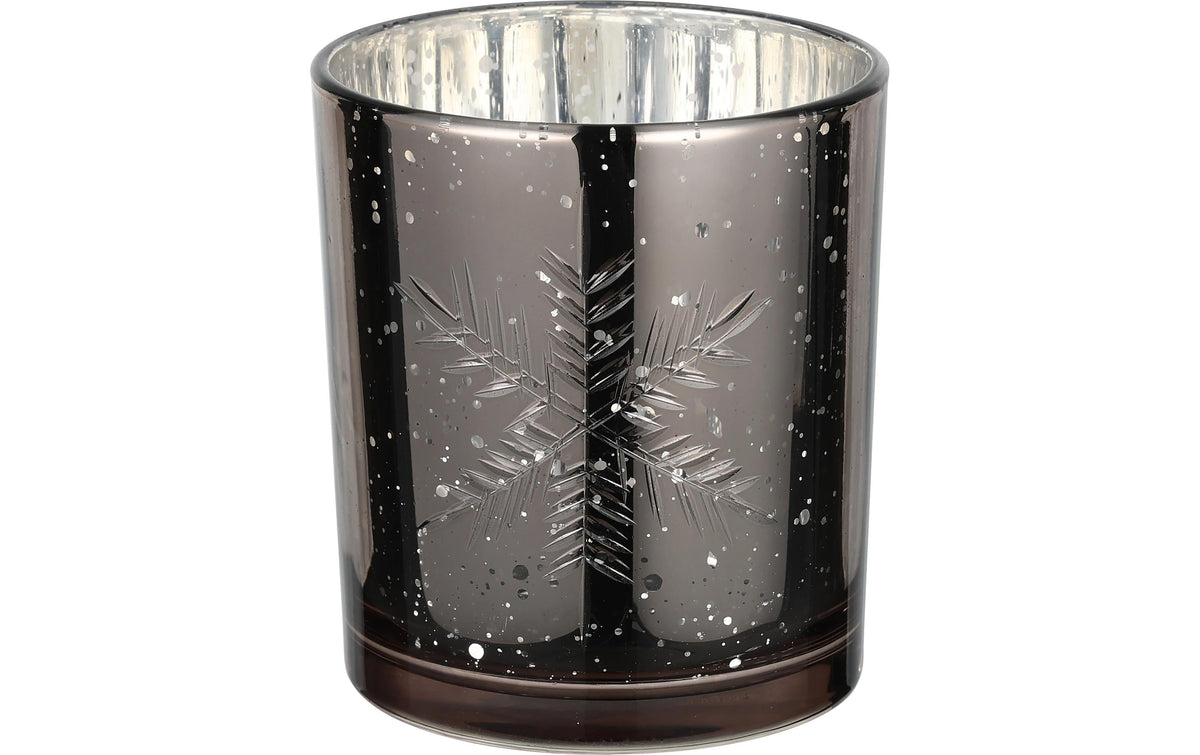 Eglo Windlicht Scheeflocke Lukut 10 cm Silber, Ø 88, H 100