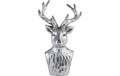 Eglo Aufsteller Hirsch Lamlash Polyresin, L 150, B 105, H 235, Silber