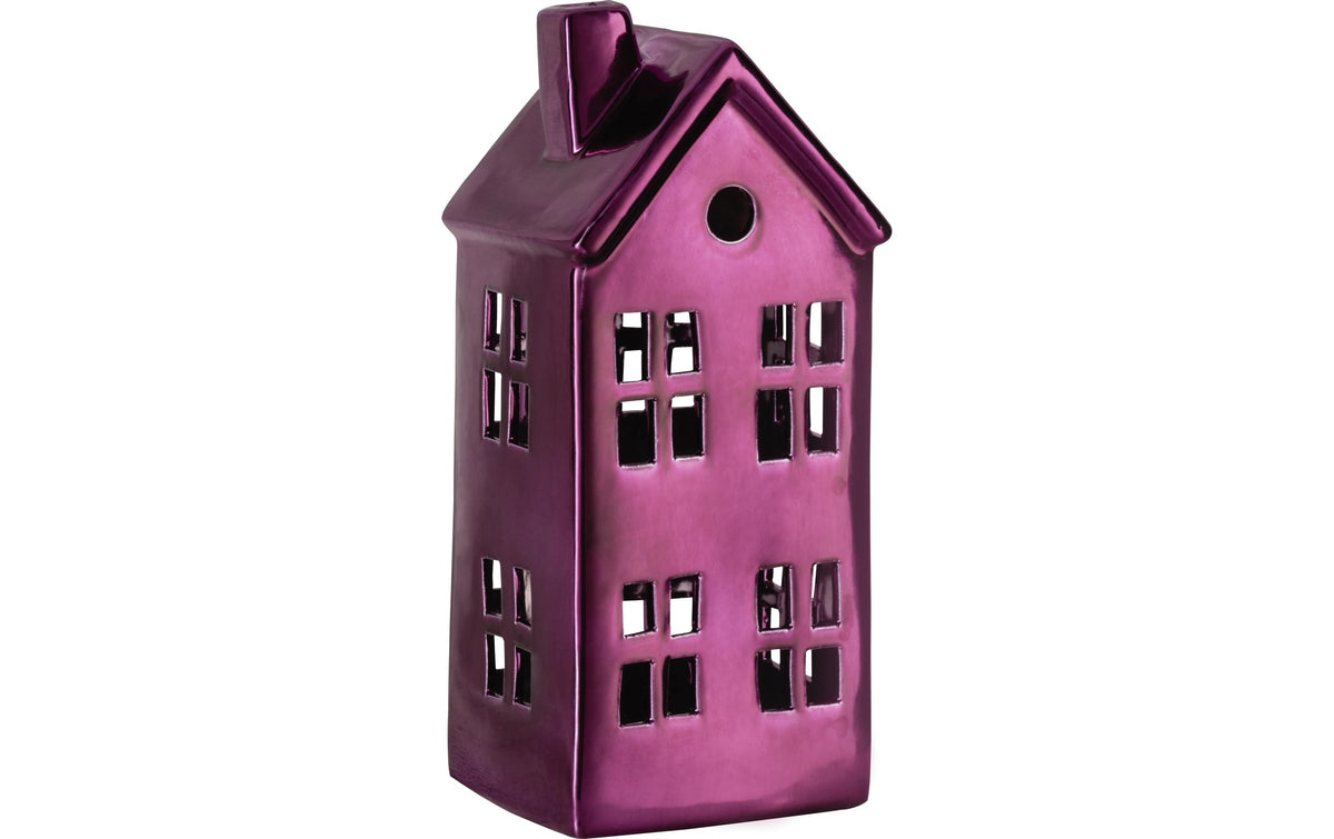 Eglo Aufsteller Haus Catacol 21.8 cm Porzellan, L 96, B 88, H 218, Pink