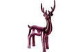 Eglo Aufsteller Hirsch Catacol Porzellan, L 165, B 110, H 315, Pink