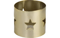 Eglo Serviettenring Stern Aluminium, Ø 45, H 40, Gold