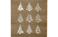 Eglo Weihnachtsservietten Tannen 16.5 x 16.5 cm, 20 Stück. 3-lagig