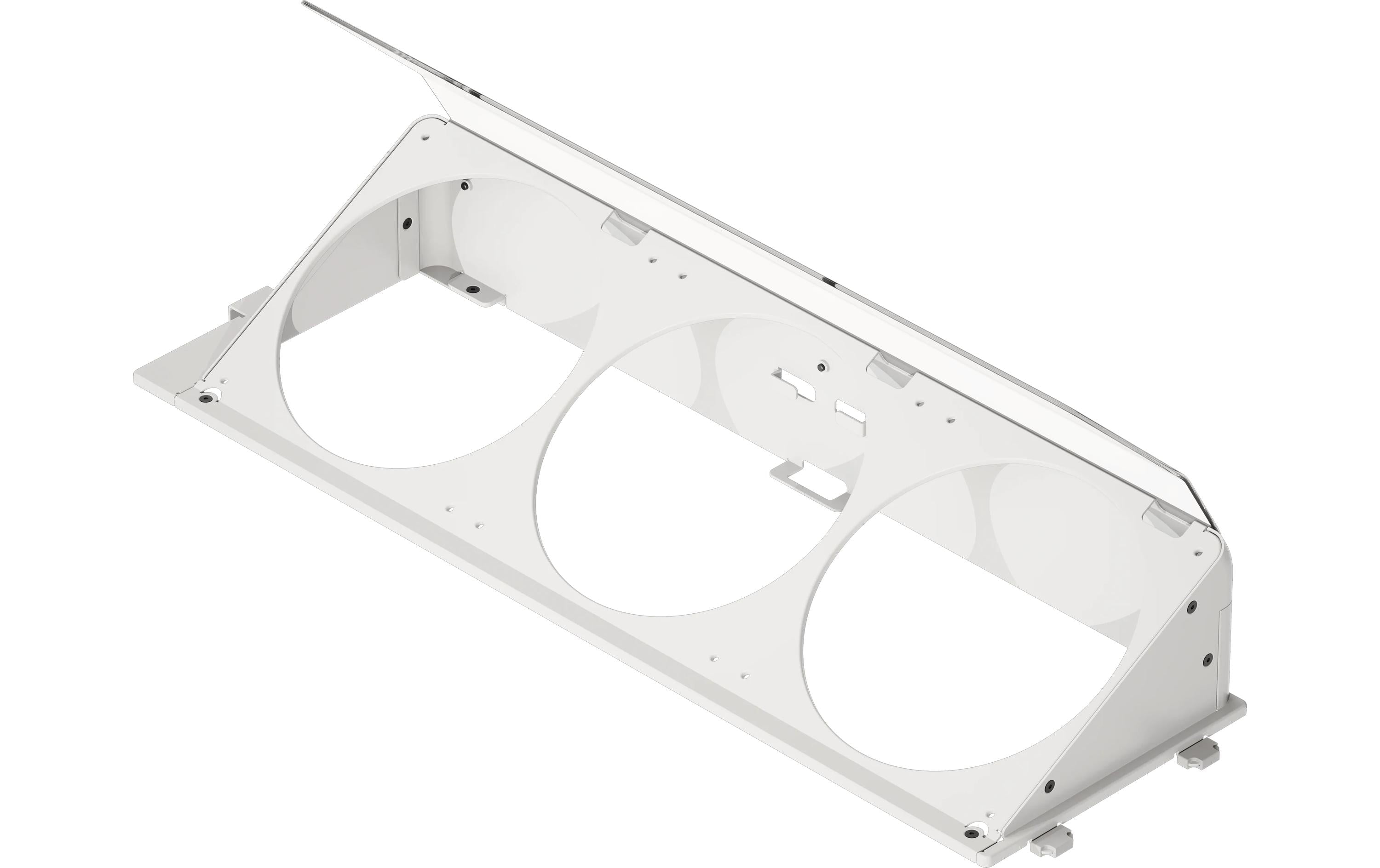 Havn Angled Bottom Fan Bracket Weiss
