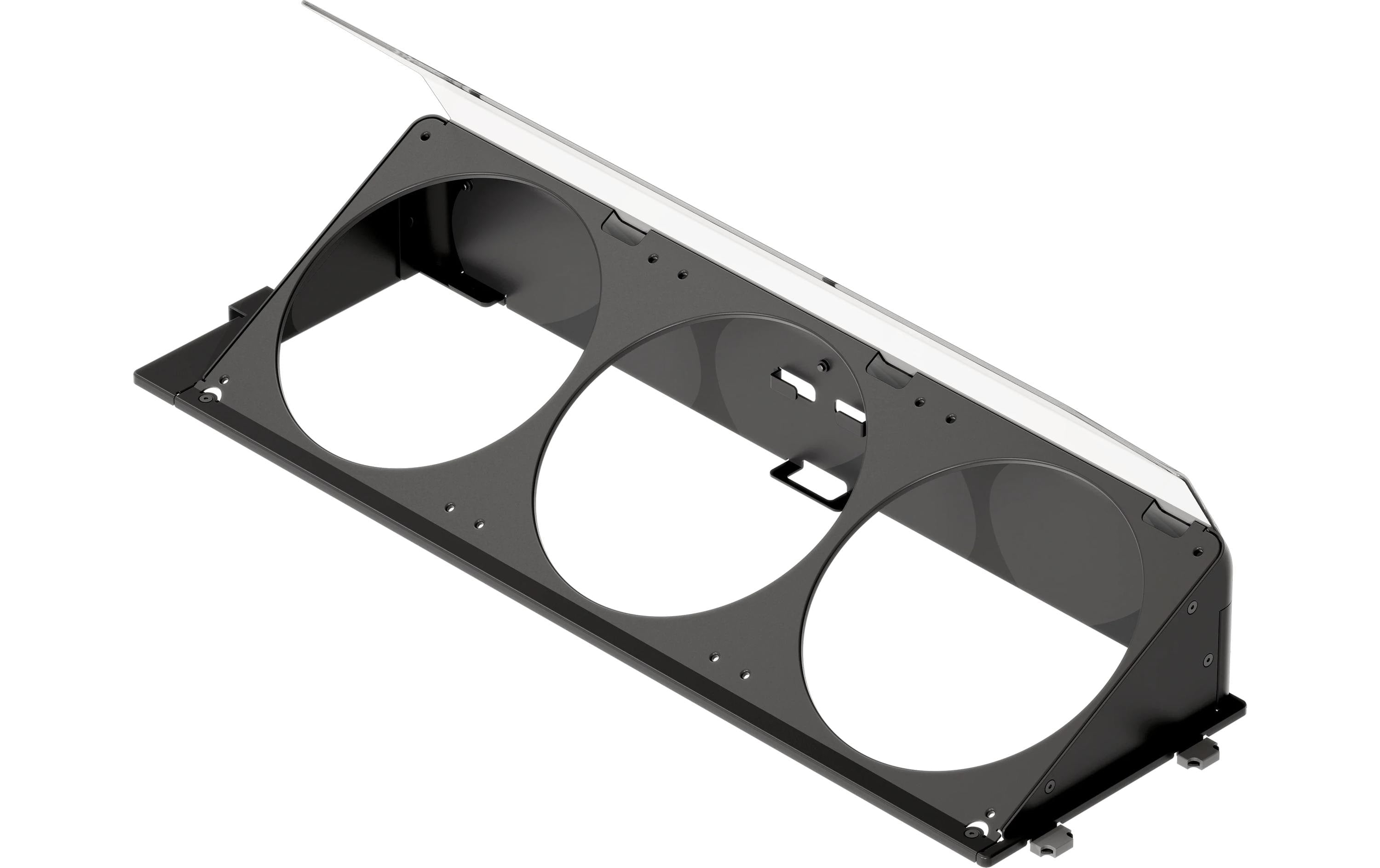 Havn Angled Bottom Fan Bracket Schwarz