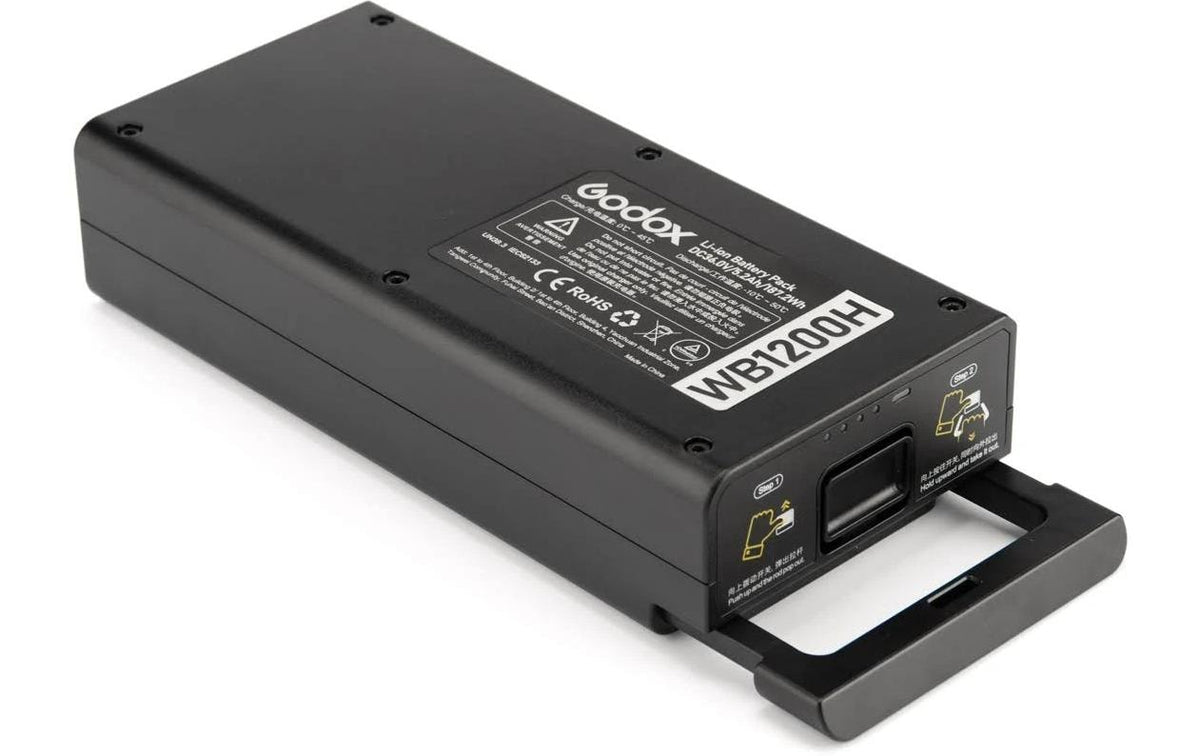 Godox WB1200H Akku Hochkapazitäts-Akku zu AD1200Pro 5200 mAh