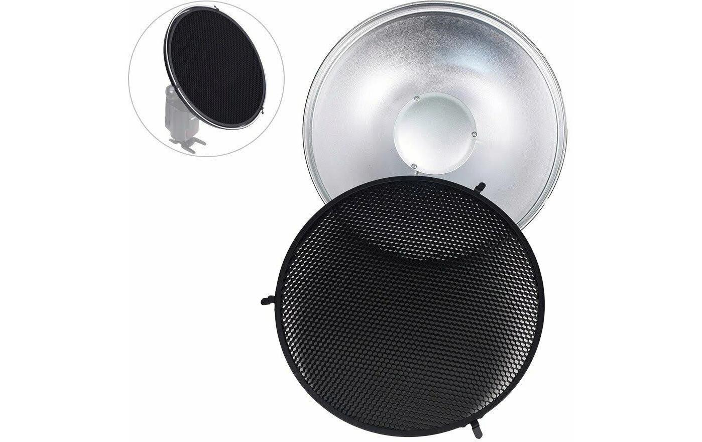 Godox Beauty Dish Kit für WITSTRO Blitze, mit Gitterspotvorsatz
