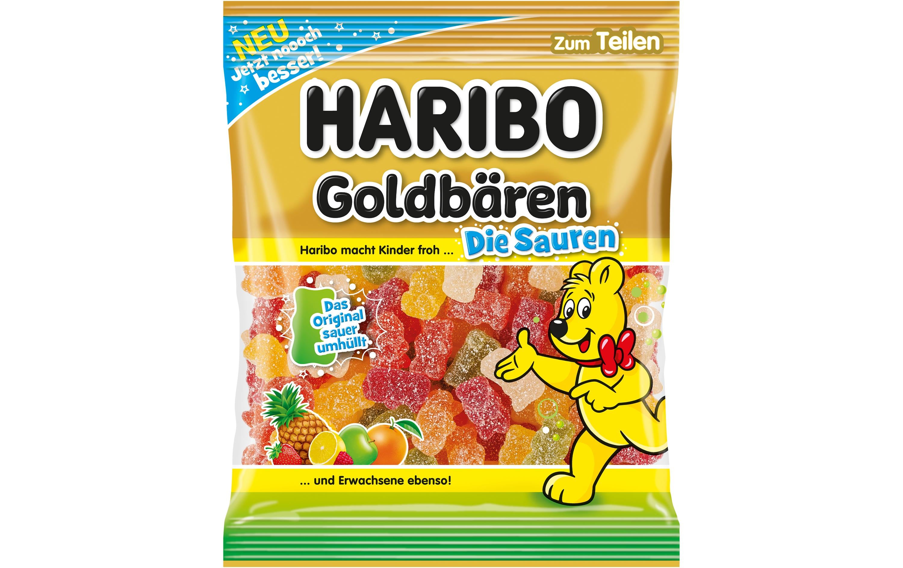 Haribo Saure Goldbären Beutel 175 g
