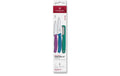 Victorinox Classic Gemüsemesser Set farbig Set 3tlg, Schäler+ Gemüsemesser 8+10cm