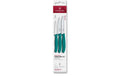 Victorinox Classic Gemüsemesser Set grün Set 3tlg, 8,10,11cm, Gemüse/Tomaten