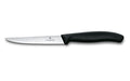 Victorinox Classic Steak/Pizzamesser schw. 11cm, Wellenschliff
