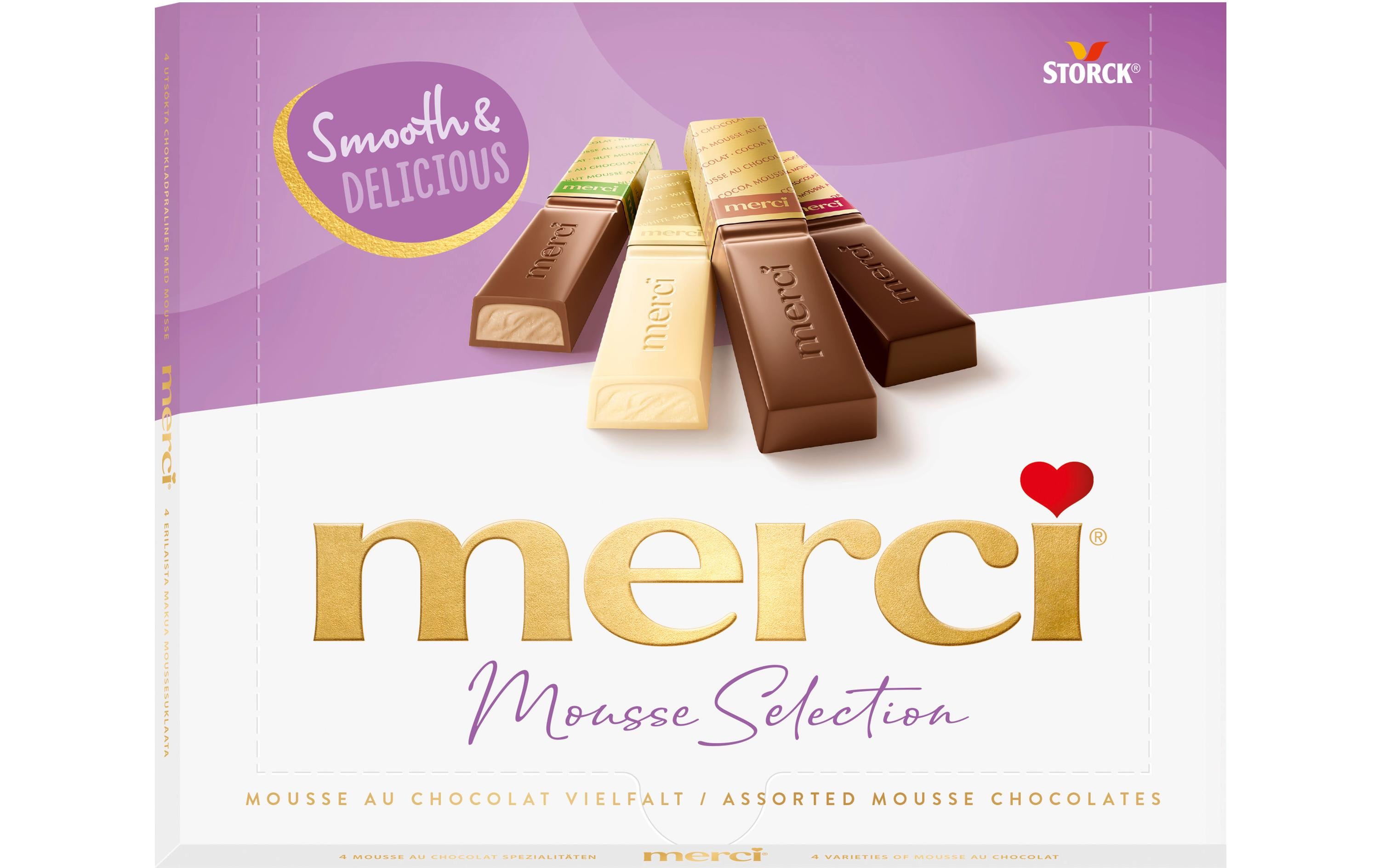 Merci Finest Selection Mousse au Chocolat Vielfalt 210 g
