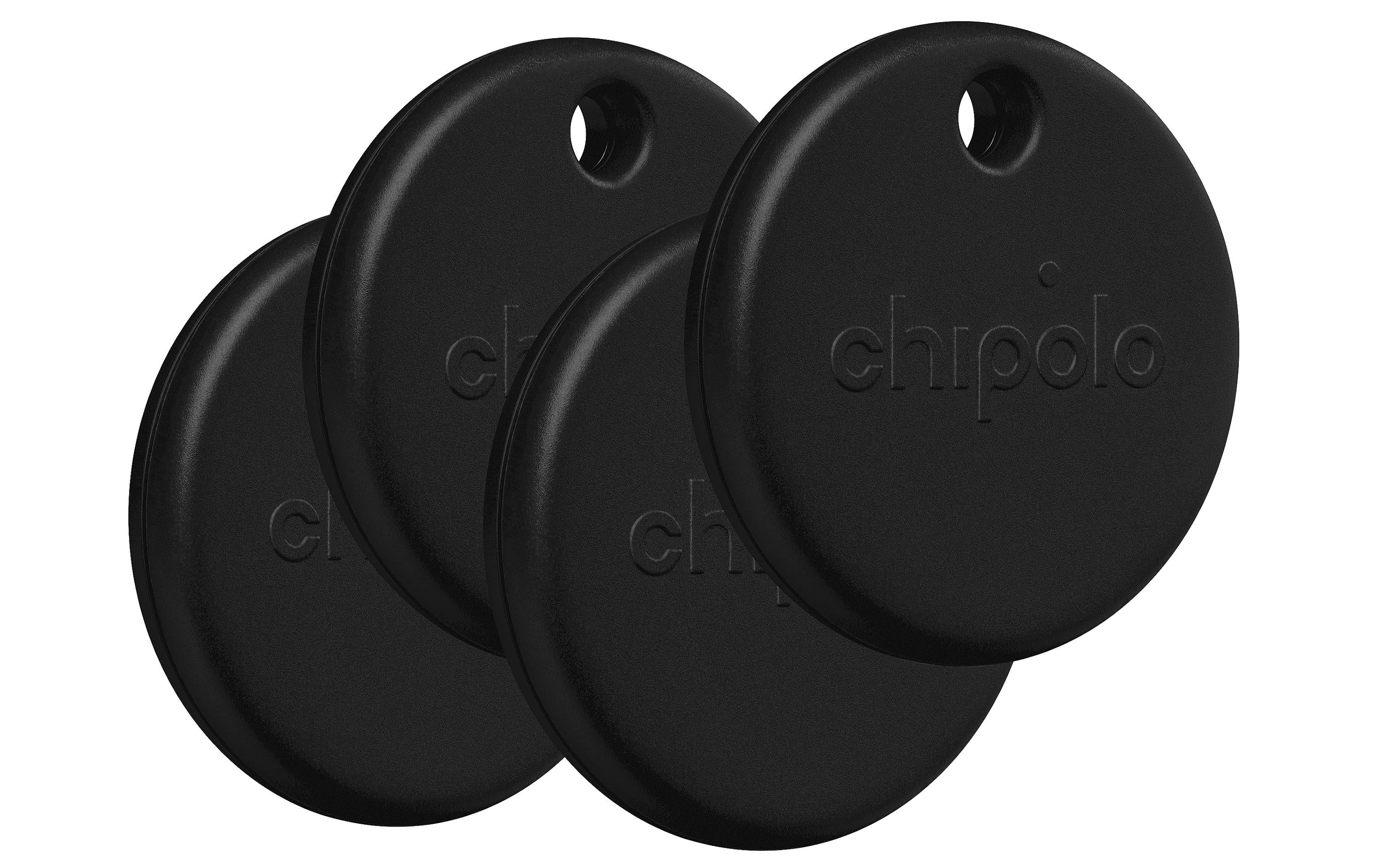 Chipolo POP 4er Set  schwarz Ortungsgerät/Schlüsselfinder