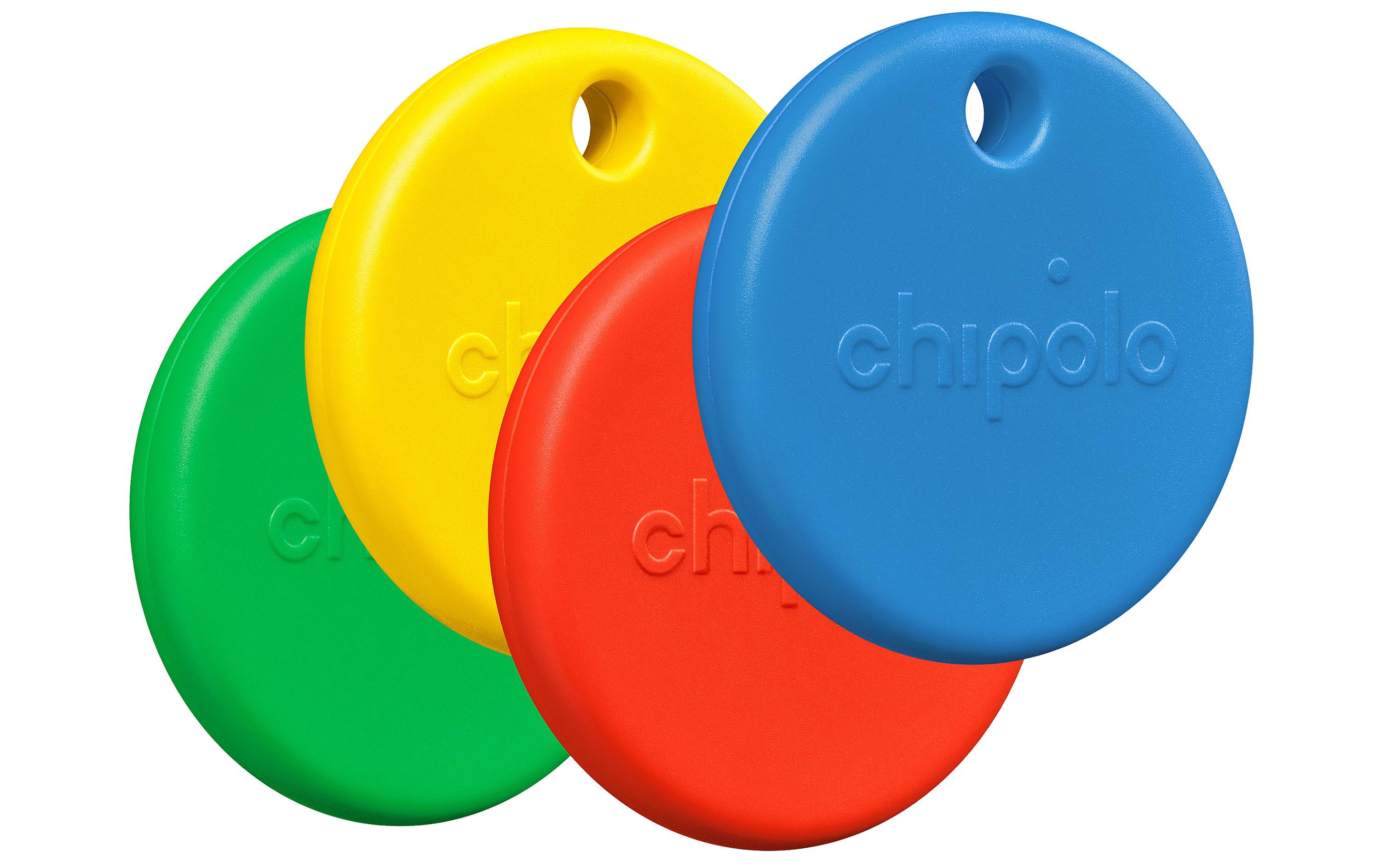 Chipolo POP 4er Set  GR,GE,RT,BL Ortungsgerät/Schlüsselfinder