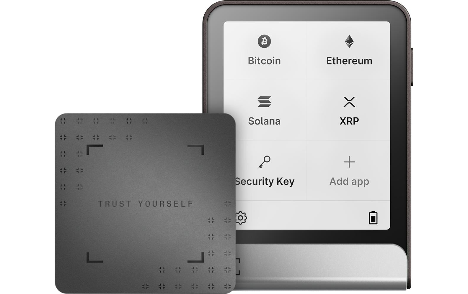 Ledger Flex Graphite inkl. Recovery Key Krypto-Wallet mit Recovery Key