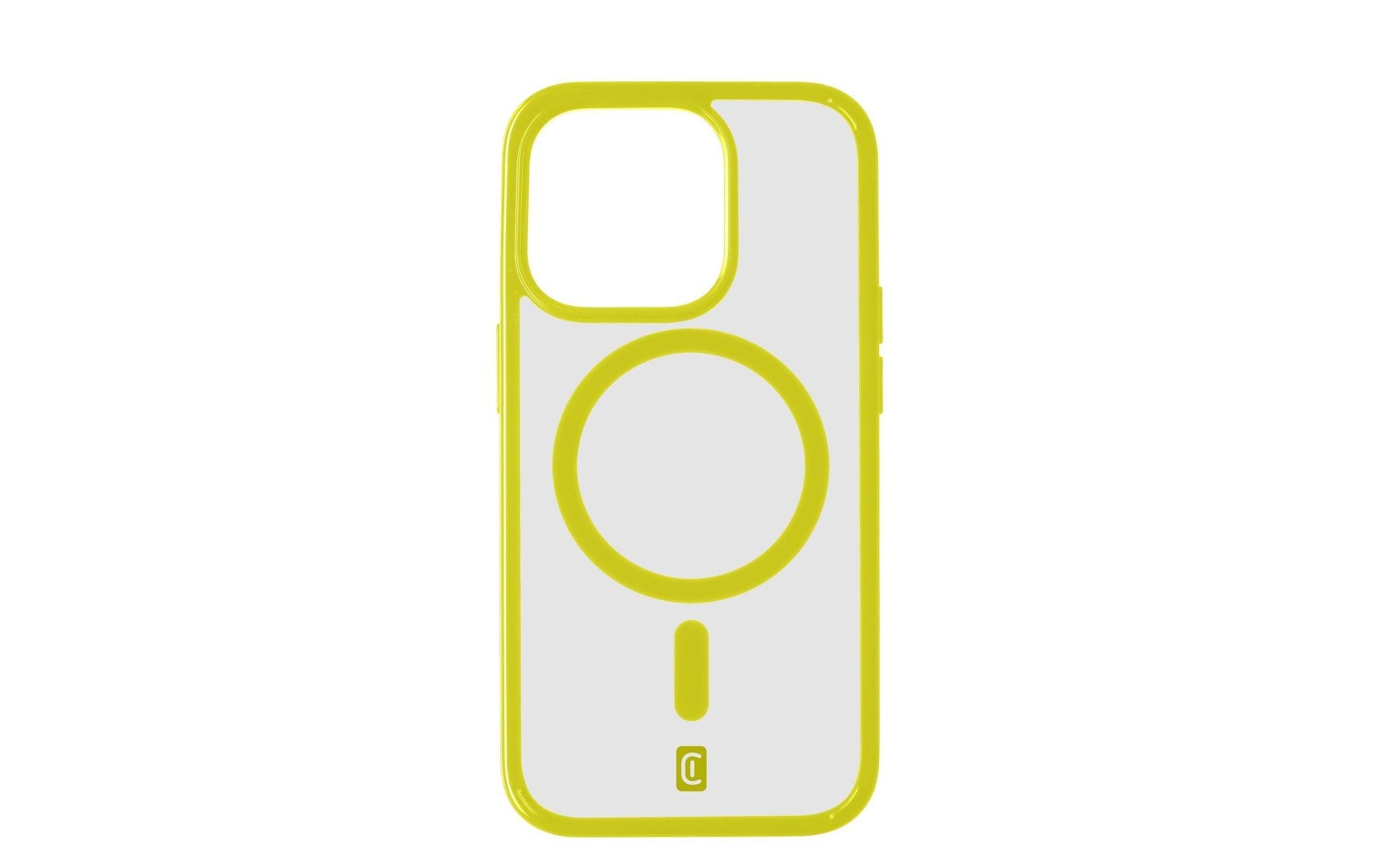 Cellular Gloss Case Magsafe iPhone 15 Pro, Lime-Green