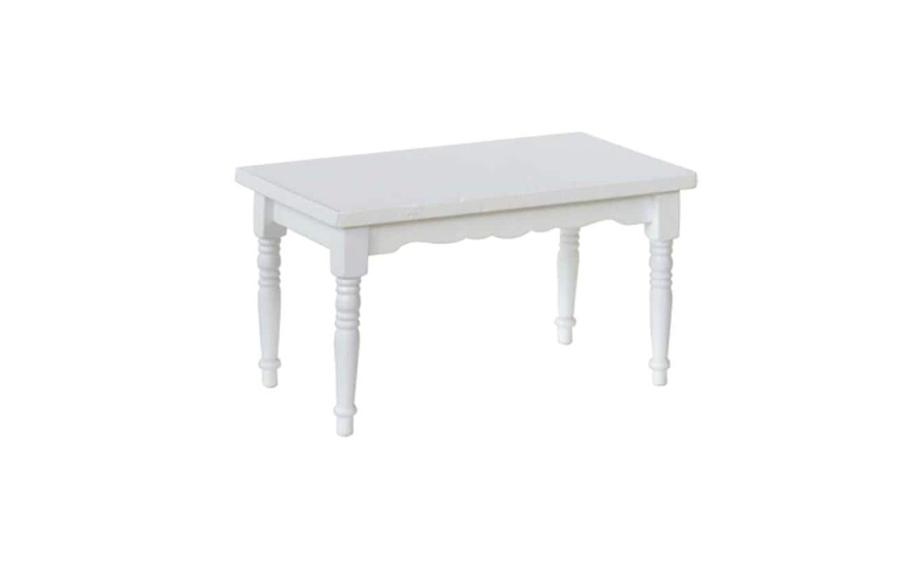 Bottsa Mini-Figur Esstisch weiss 11x 6,5x 6,5cm