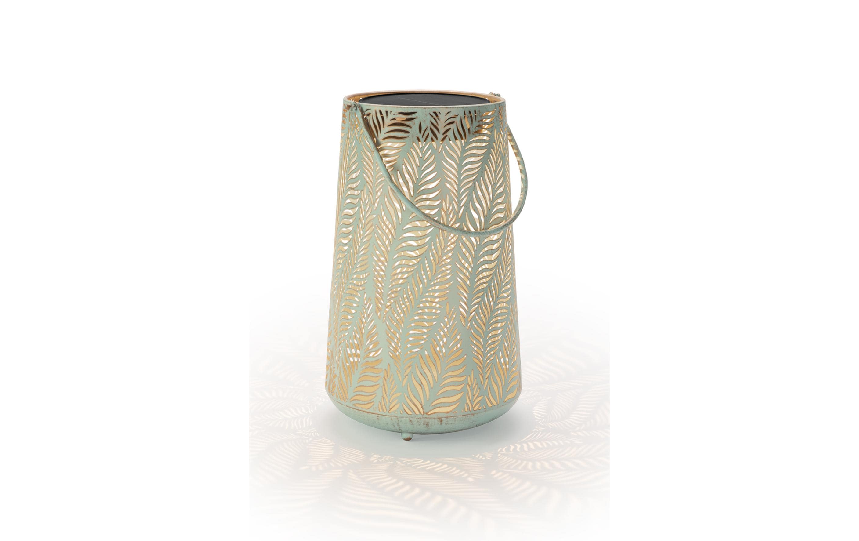 STT Solar Antic Lantern Lara hellmint 1LED ww, 32.5x20cm