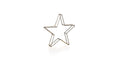 STT LED Dekoration 3D Star Nero 38cm 180LED sww, D38cm, black
