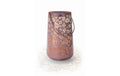 STT Solar Antic Lantern Daisy 1 LED ww, 32.5x20cm, old rose