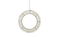 STT LED Angel Wreath Nero 45cm 960LED sww, D45x7cm, black