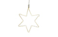 STT LED Star warmwhite, 48x60cm, outdoor 230V, 6.5W, 2m Anschlusskabel