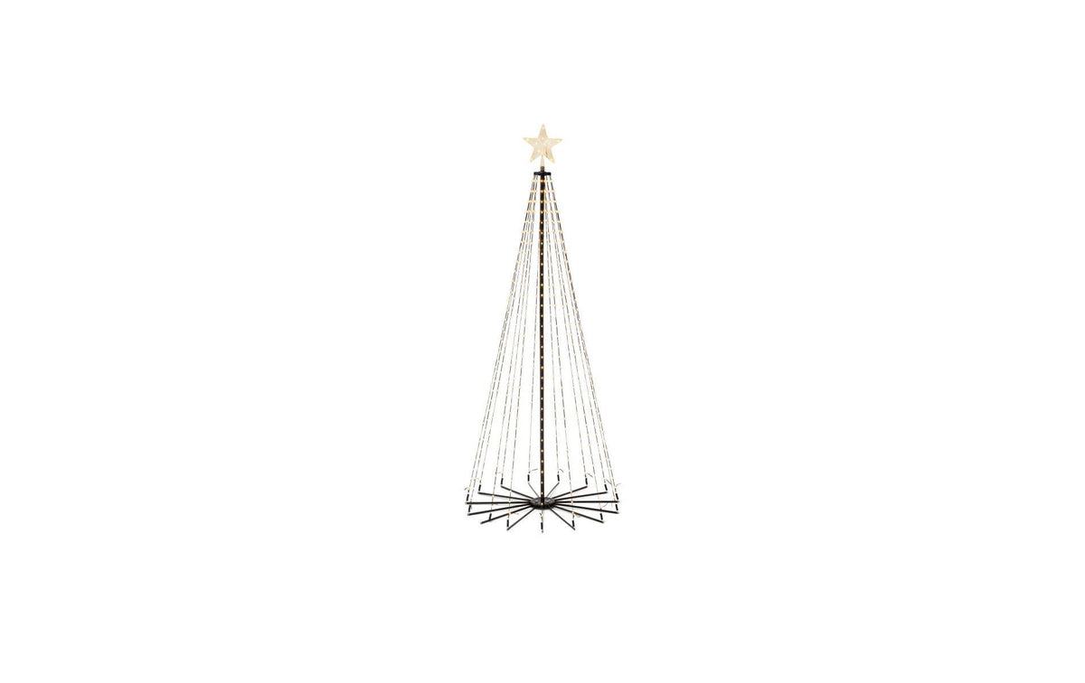 STT LED Deko Cone Tree 180 schwarz 520LED sunnywarm, twinkle