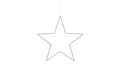 STT LED Deko Stern schwarz Star M 80LED ww, 70x70cm