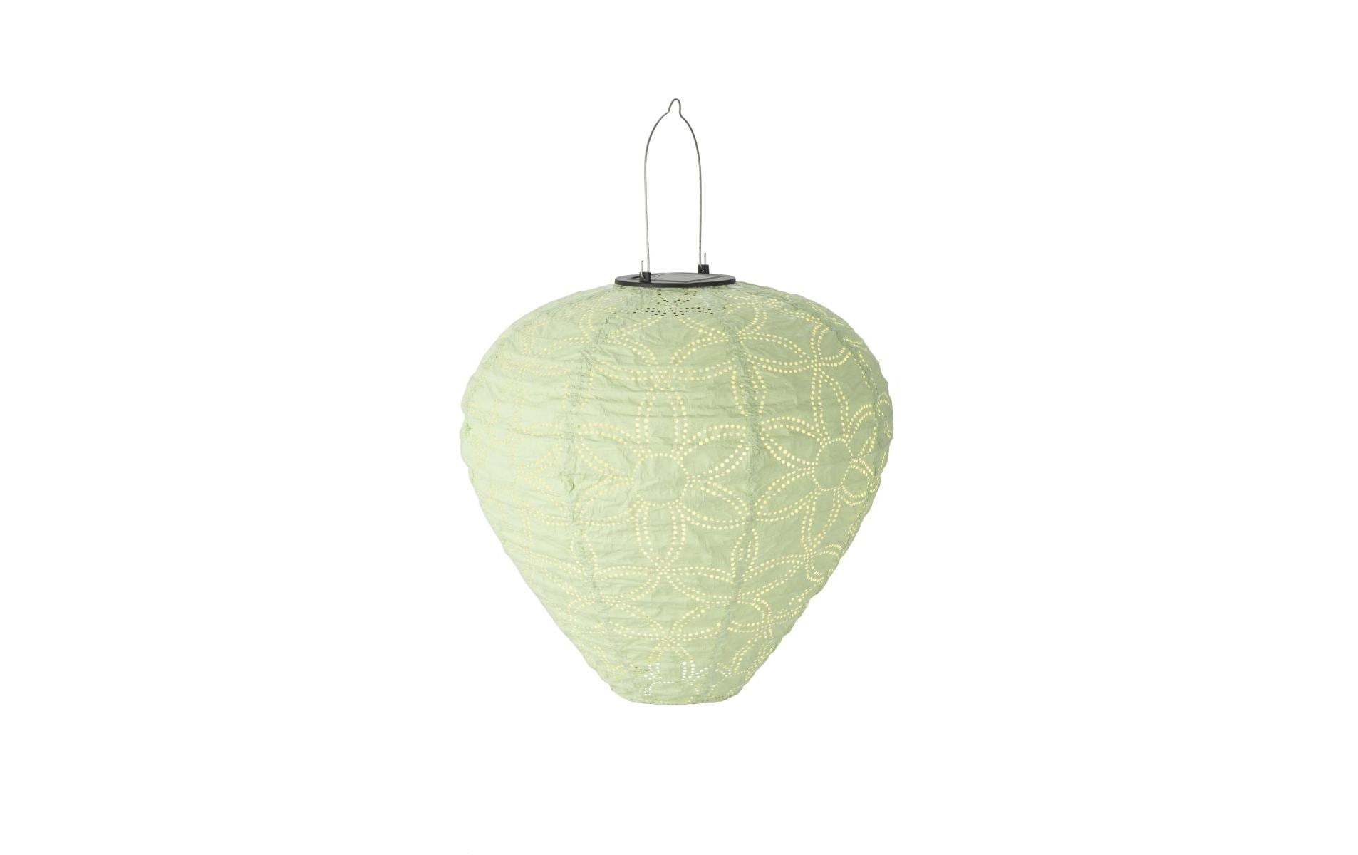 STT Solar Lanterne drop mint 1LED ww,D30XH28cm,