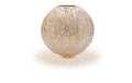 STT Solar Antic Ball Julia 40, shadow weiss 1LED ww, D40cm, Gartenstick