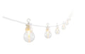 STT LED Patry-Lichterkette Solar Weiss Solar, Dämmerungssensor, L: 2.7m