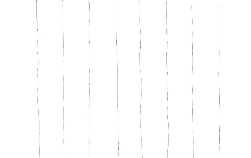 STT LED Lichtervorhang Angel Hair Curtain Nero, 264LED sww, 1.2x2.2m, black